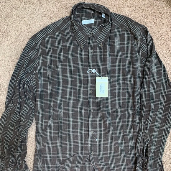 armani button down shirt